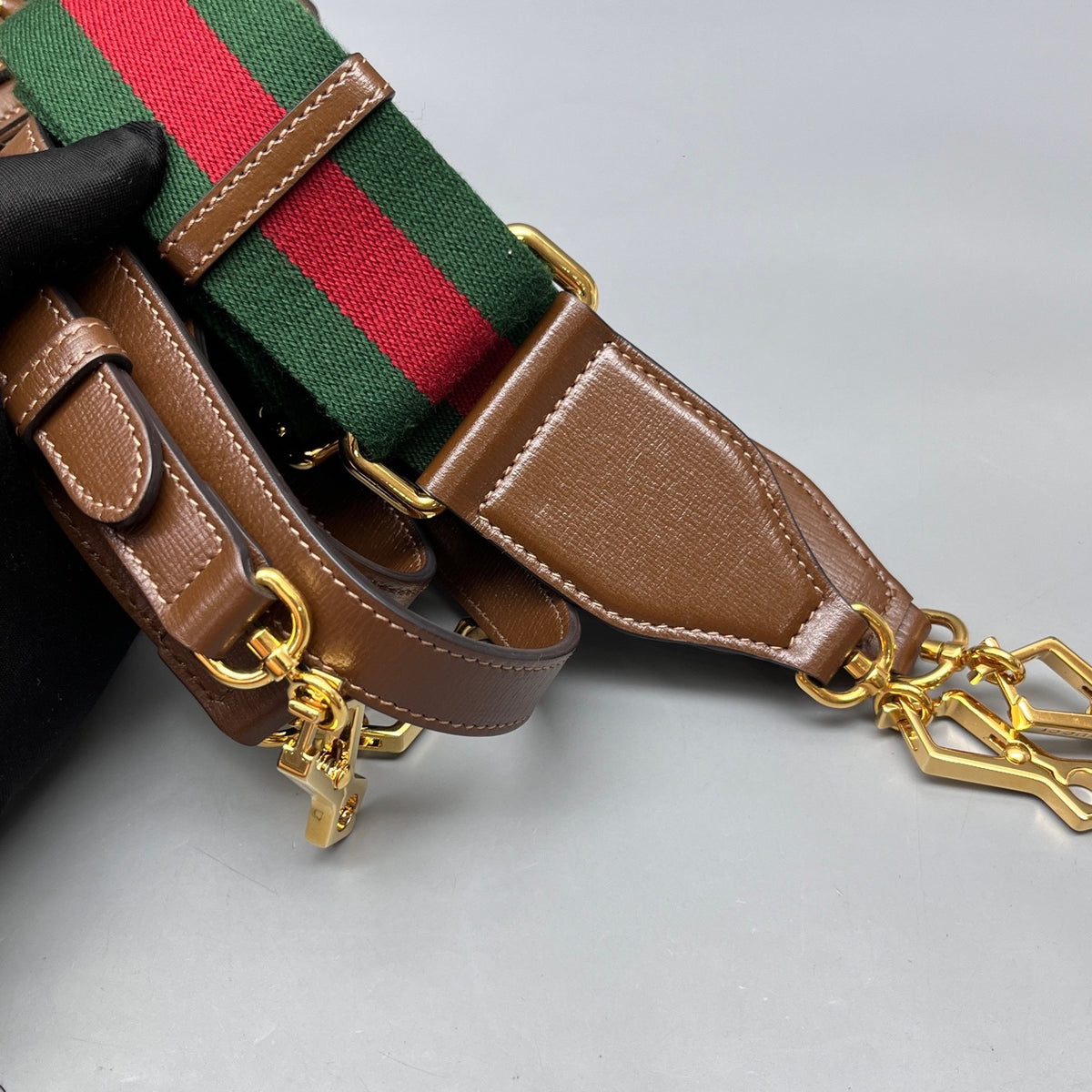 Gucci - 1955 Horsebit Mini Bag - Cloth - Brown - (mini)