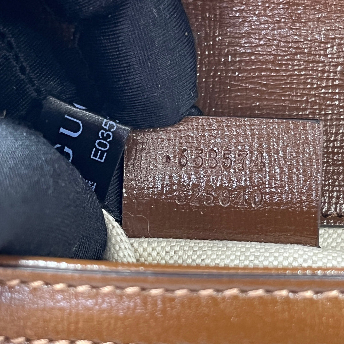 Gucci - 1955 Horsebit Mini Bag - Cloth - Brown - (mini)