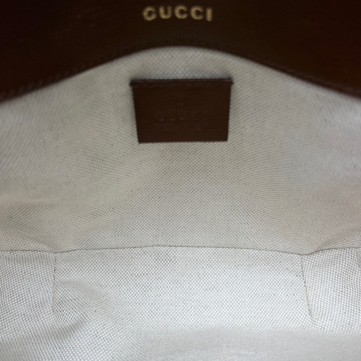 Gucci - 1955 Horsebit Mini Bag - Cloth - Brown - (mini)