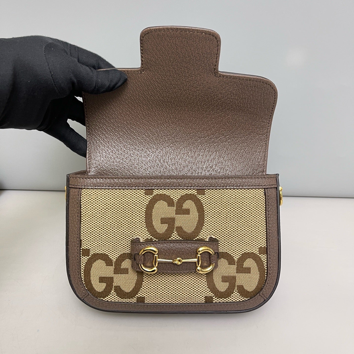 Gucci - 1955 Horsebit Mini Bag - Leather - Brown - (mini)
