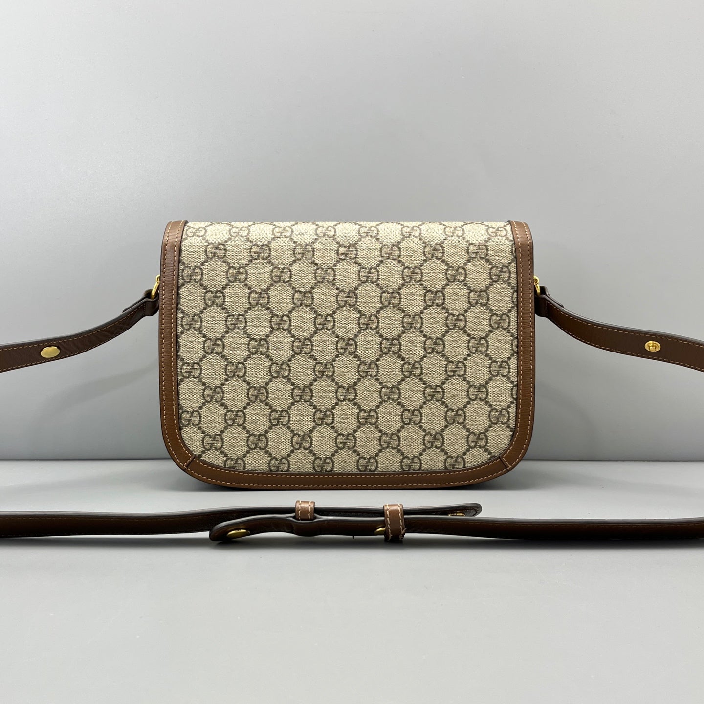 Gucci - 1955 Horsebit Saddle Bag - Leather - Brown