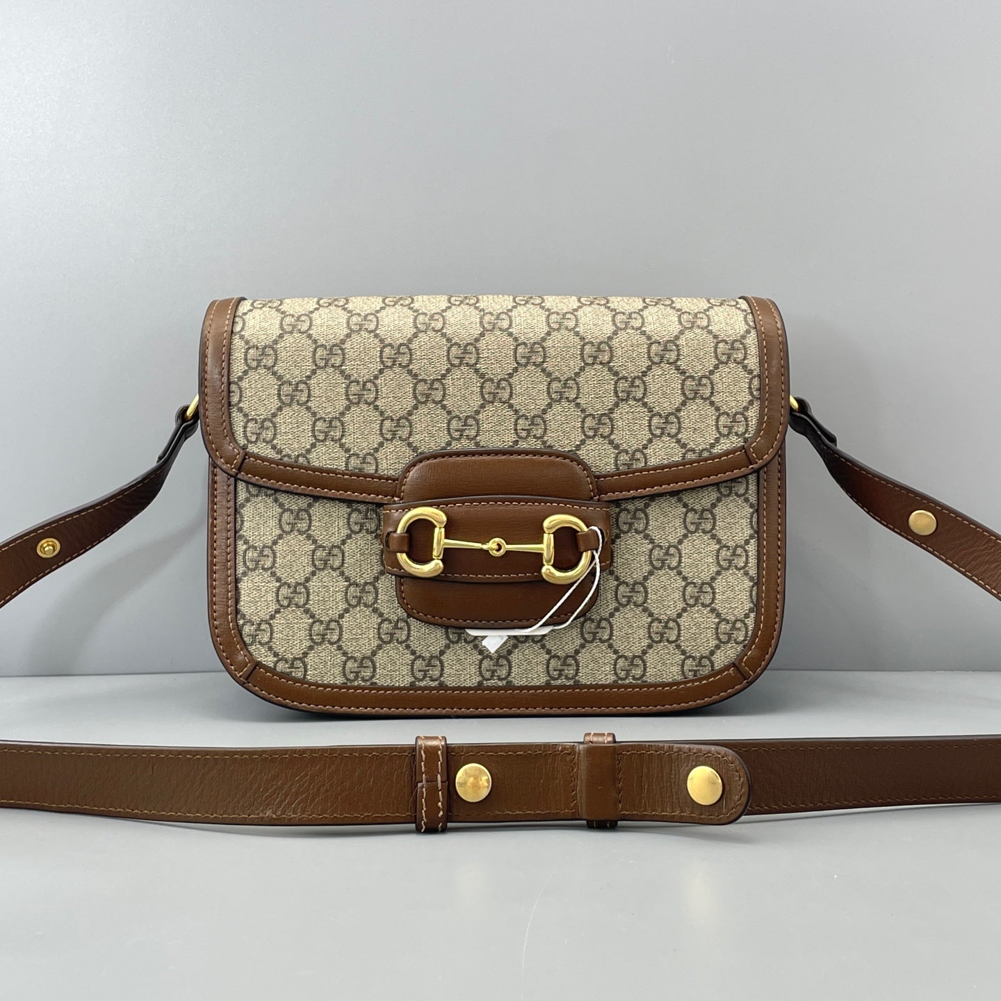 Gucci - 1955 Horsebit Saddle Bag - Leather - Brown - (medium)