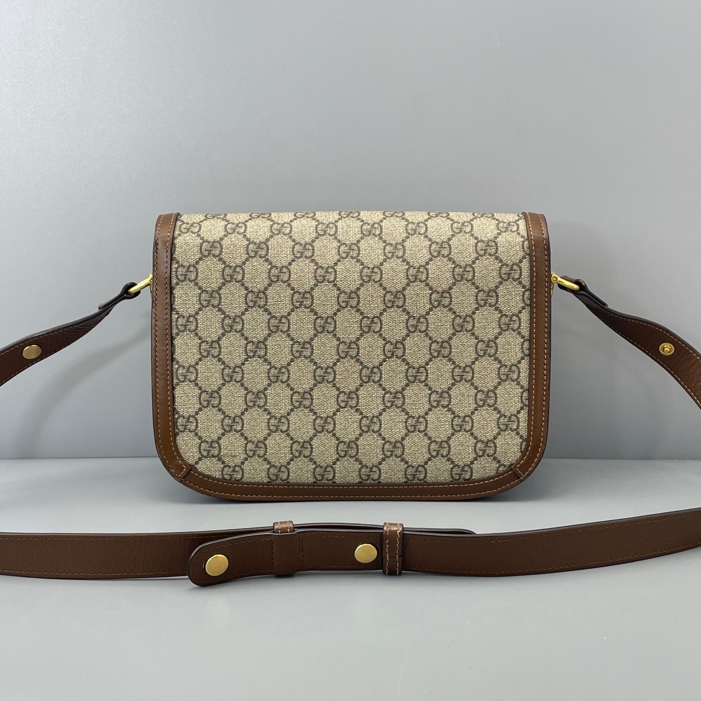 Gucci - 1955 Horsebit Saddle Bag - Leather - Brown - (medium)