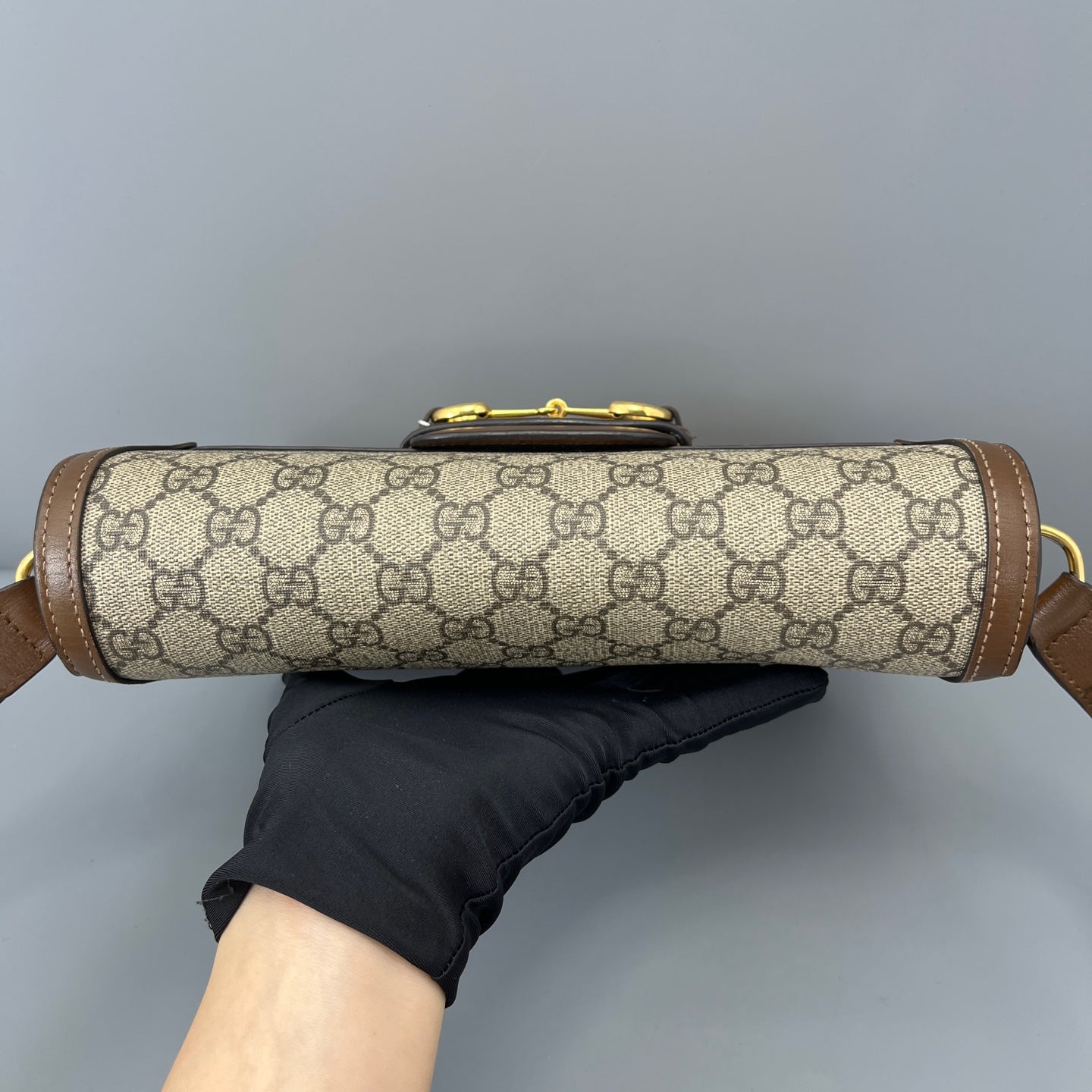 Gucci - 1955 Horsebit Saddle Bag - Leather - Brown - (medium)