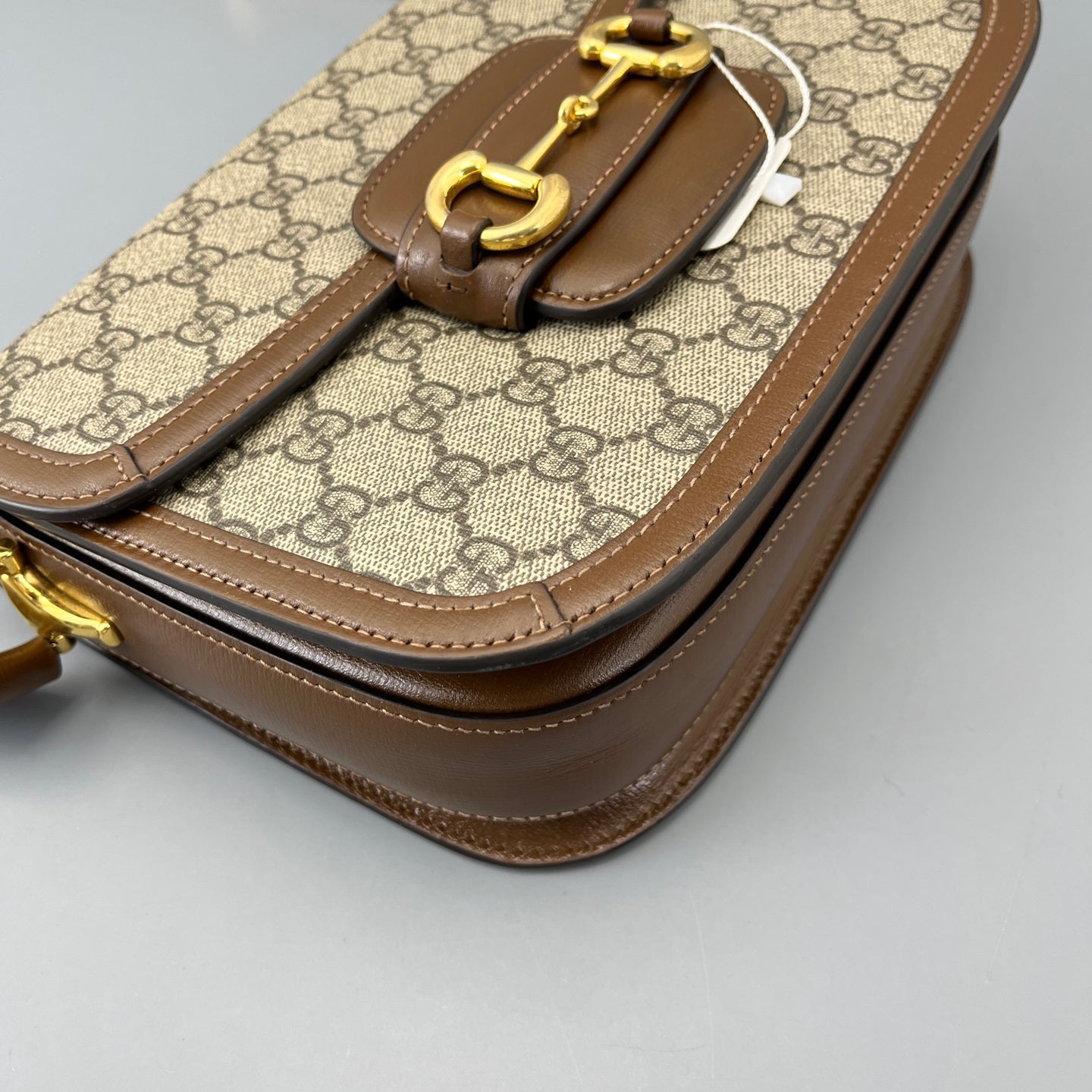 Gucci - 1955 Horsebit Saddle Bag - Leather - Brown - (medium)
