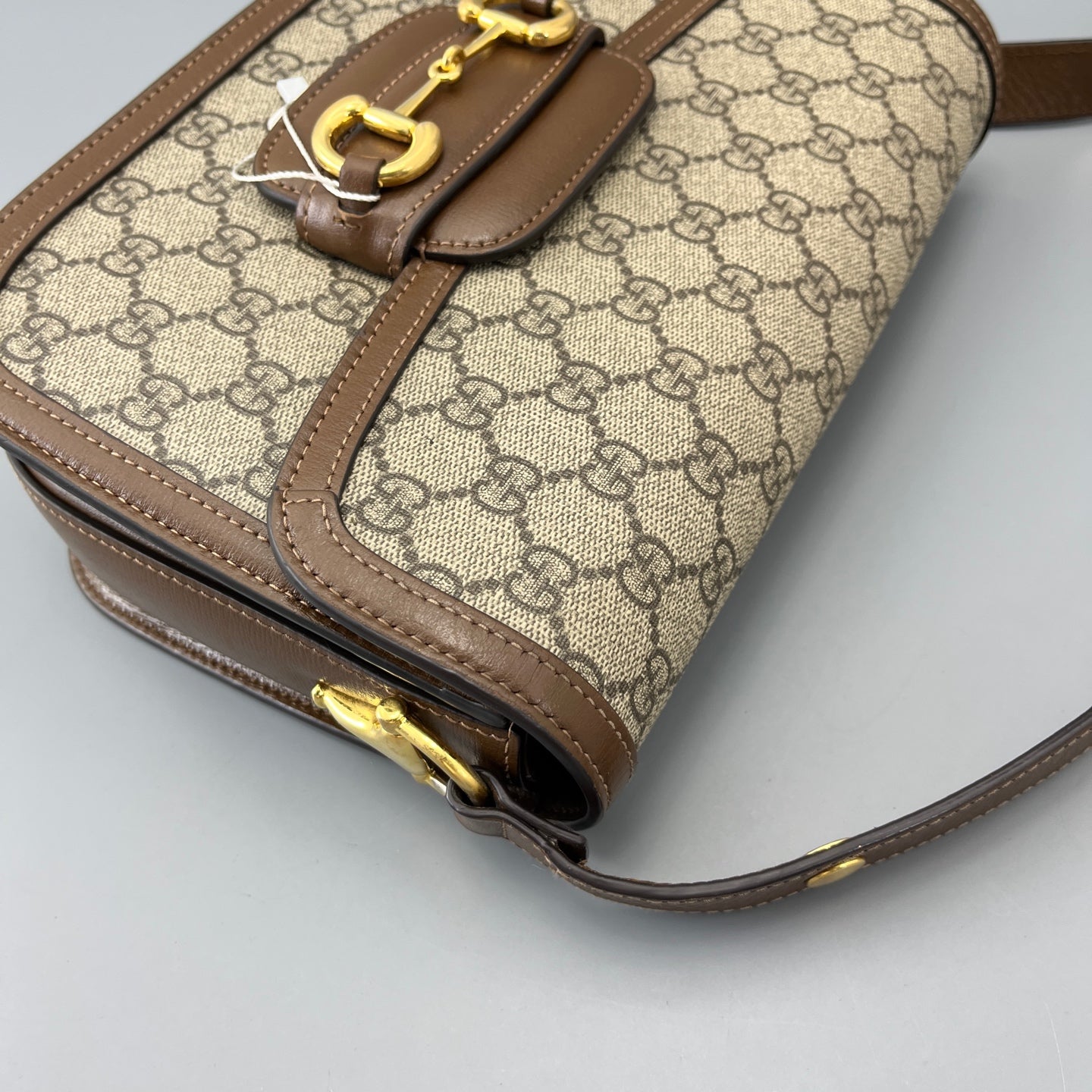 Gucci - 1955 Horsebit Saddle Bag - Leather - Brown - (medium)