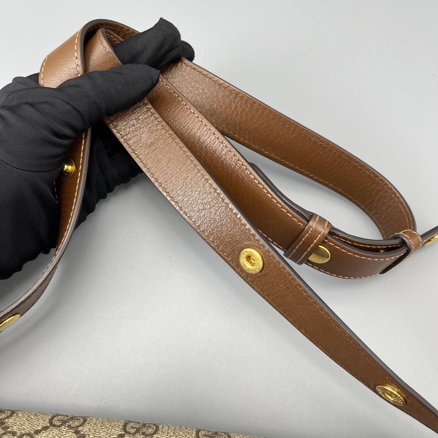 Gucci - 1955 Horsebit Saddle Bag - Leather - Brown - (medium)