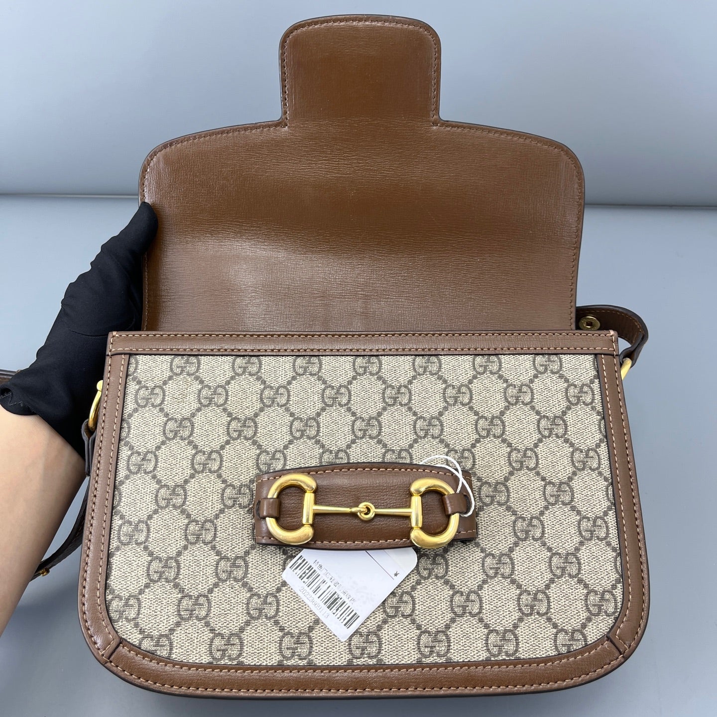 Gucci - 1955 Horsebit Saddle Bag - Leather - Brown - (medium)