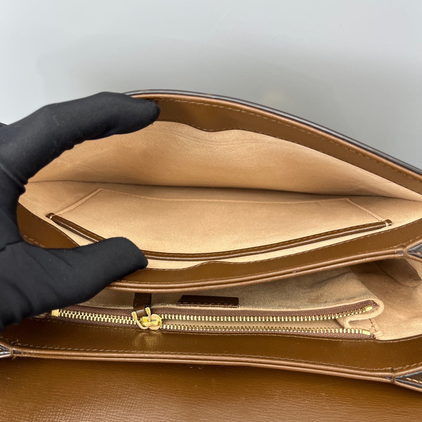 Gucci - 1955 Horsebit Saddle Bag - Leather - Brown - (medium)