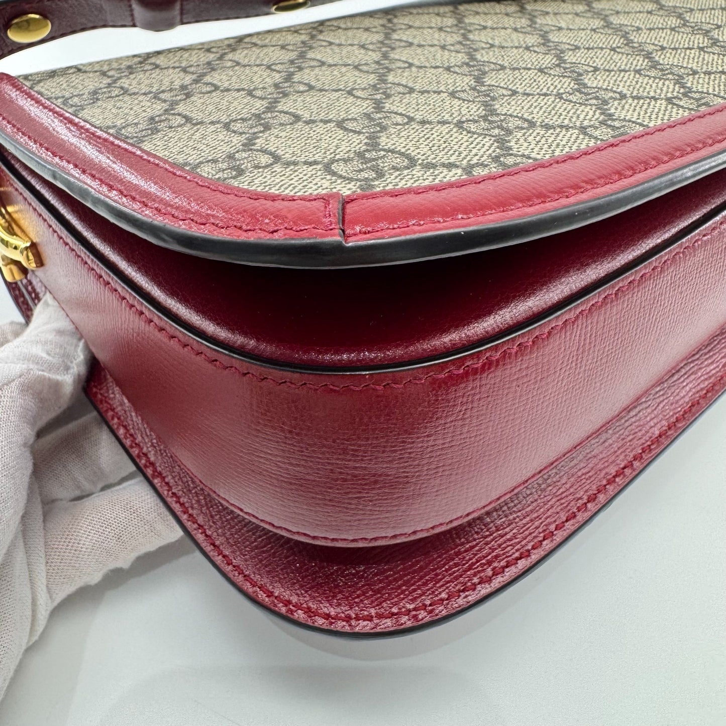 Gucci - 1955 Horsebit Shoulder Bag - Cloth - Multicolour - (medium)