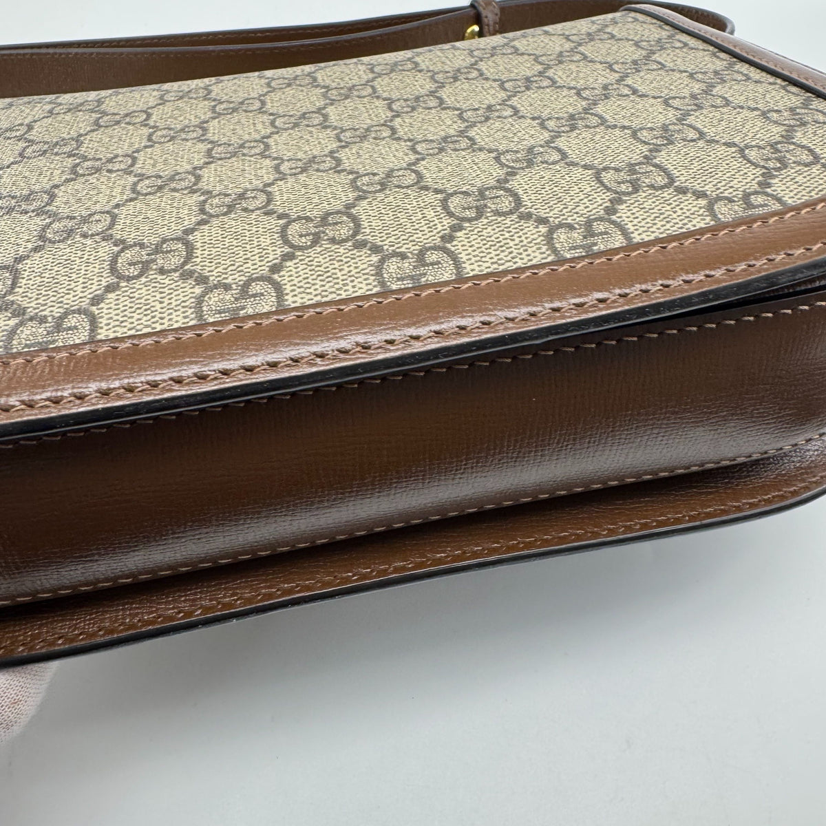 Gucci - 1955 Horsebit Shoulder Bag - Leather - Brown - (medium)