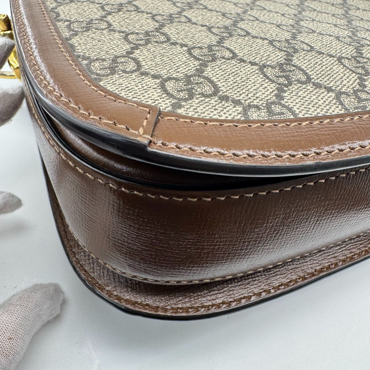 Gucci - 1955 Horsebit Shoulder Bag - Leather - Brown - (medium)