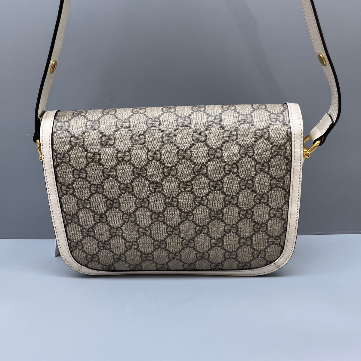 Gucci - 1955 Horsebit Shoulder Bag - Leather - Multicolour - (small)