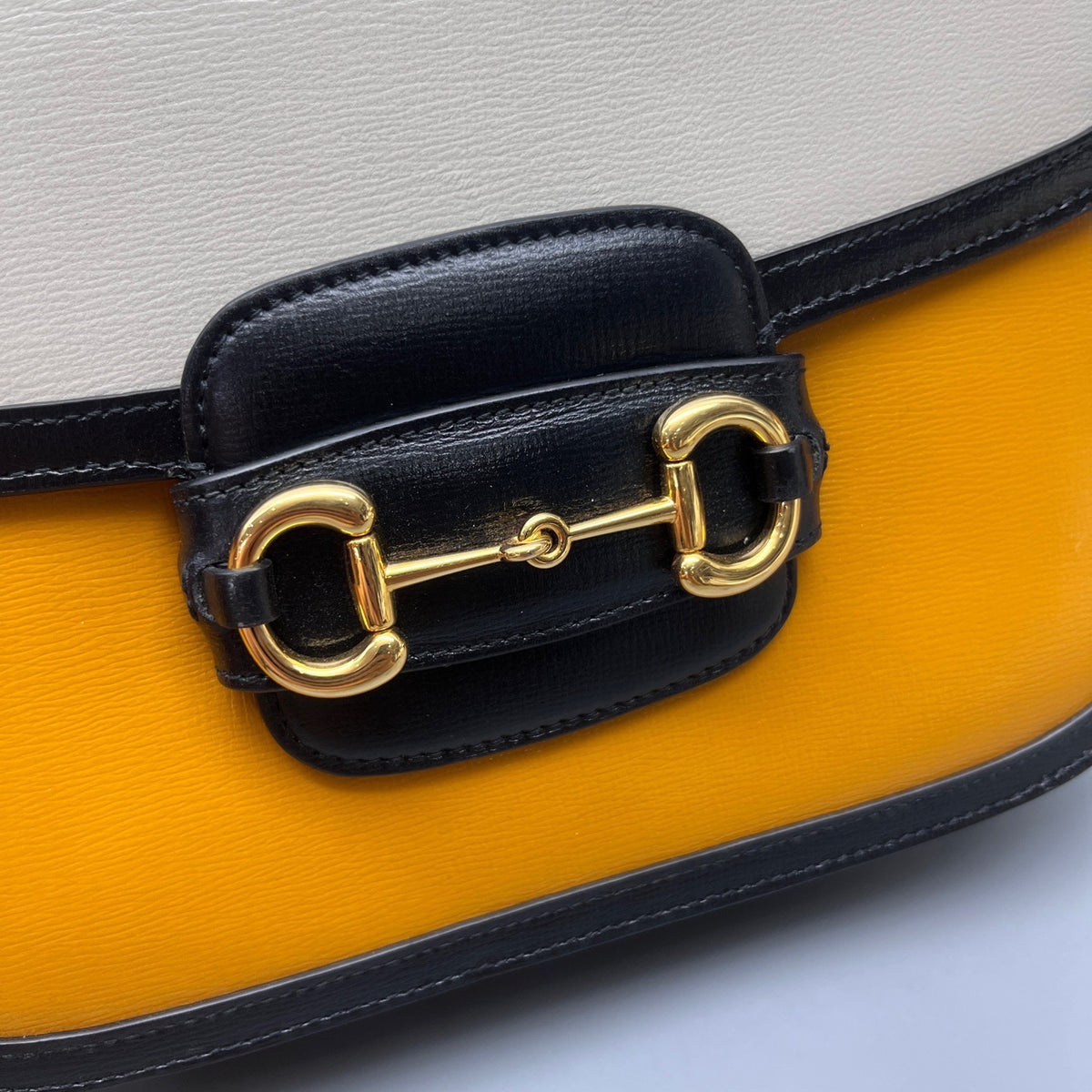 Gucci - 1955 Horsebit Shoulder Bag - Leather - Multicolour - (small)