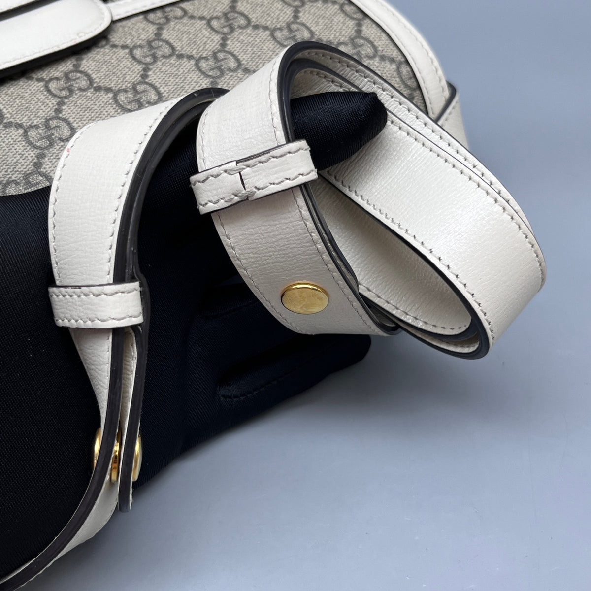 Gucci - 1955 Horsebit Shoulder Bag - Leather - Multicolour - (small)