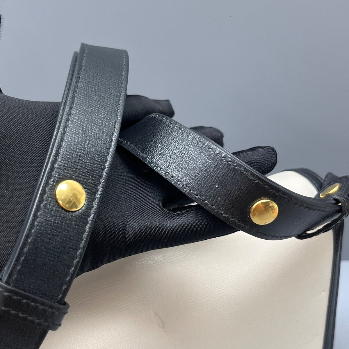 Gucci - 1955 Horsebit Shoulder Bag - Leather - Multicolour - (small)