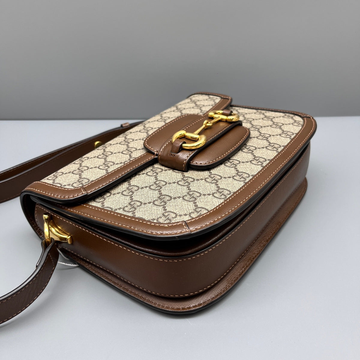 Gucci - 1955 Horsebit Shoulder Bag - Synthetic - Multicolour - (medium)
