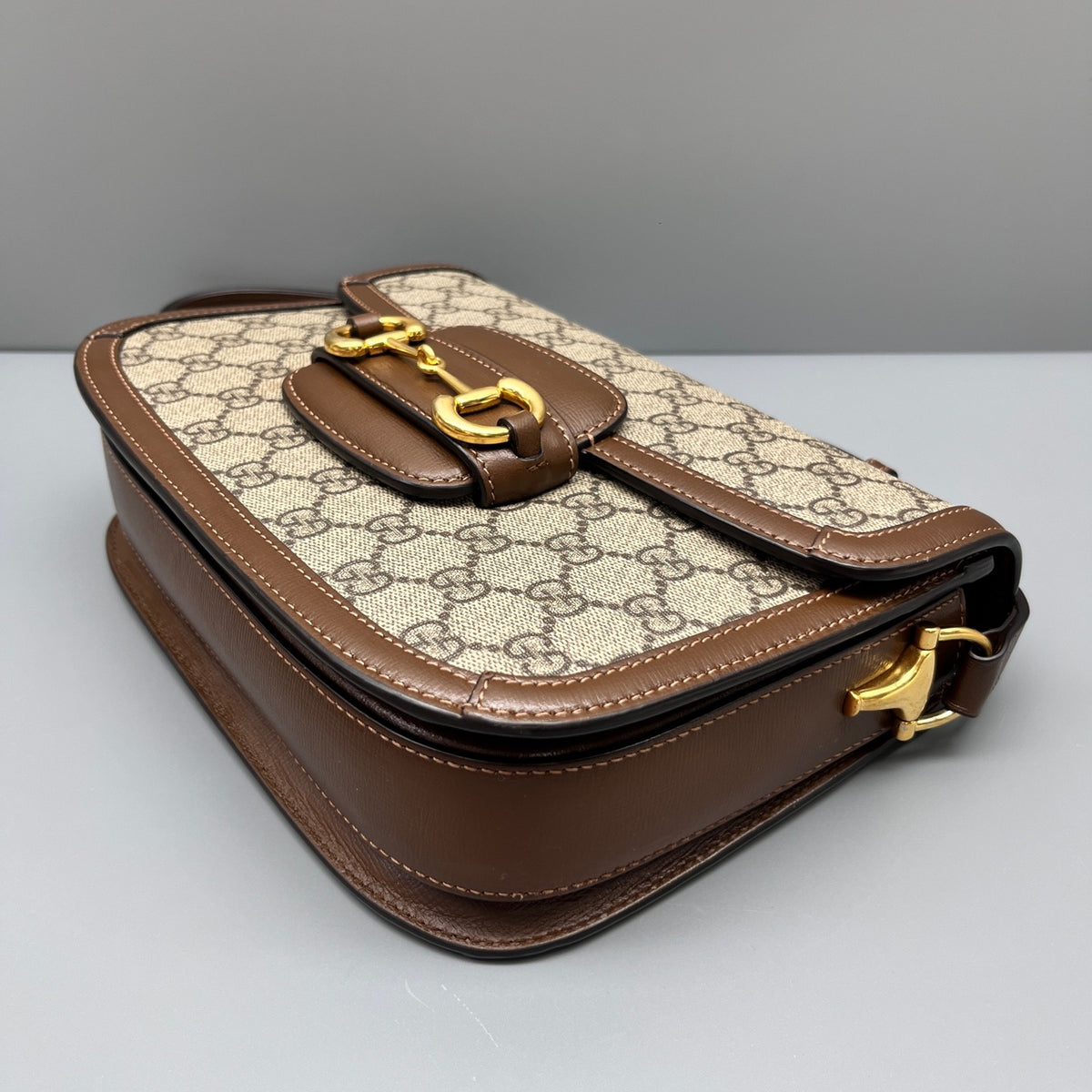 Gucci - 1955 Horsebit Shoulder Bag - Synthetic - Multicolour - (medium)