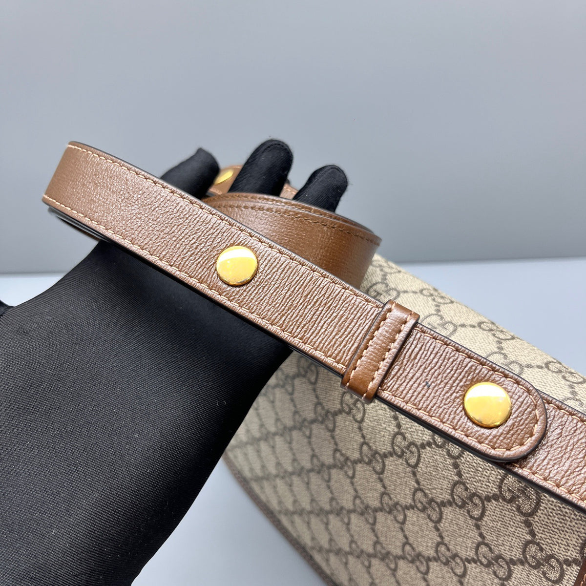 Gucci - 1955 Horsebit Shoulder Bag - Synthetic - Multicolour - (medium)