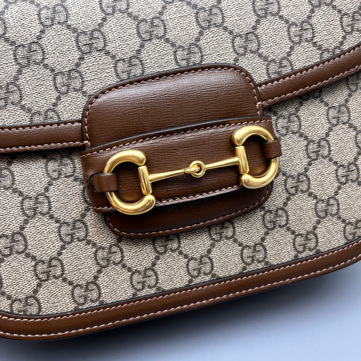 Gucci - 1955 Horsebit Shoulder Bag - Synthetic - Multicolour - (medium)