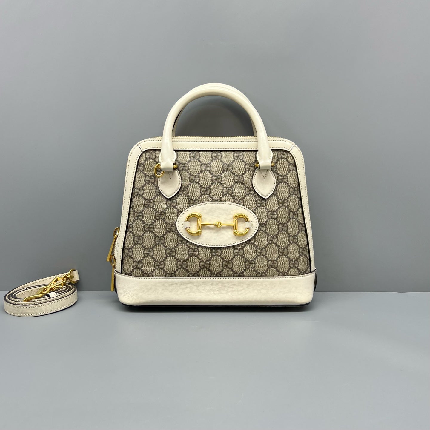 Gucci - 1955 Horsebit - Synthetic - Beige - (small)