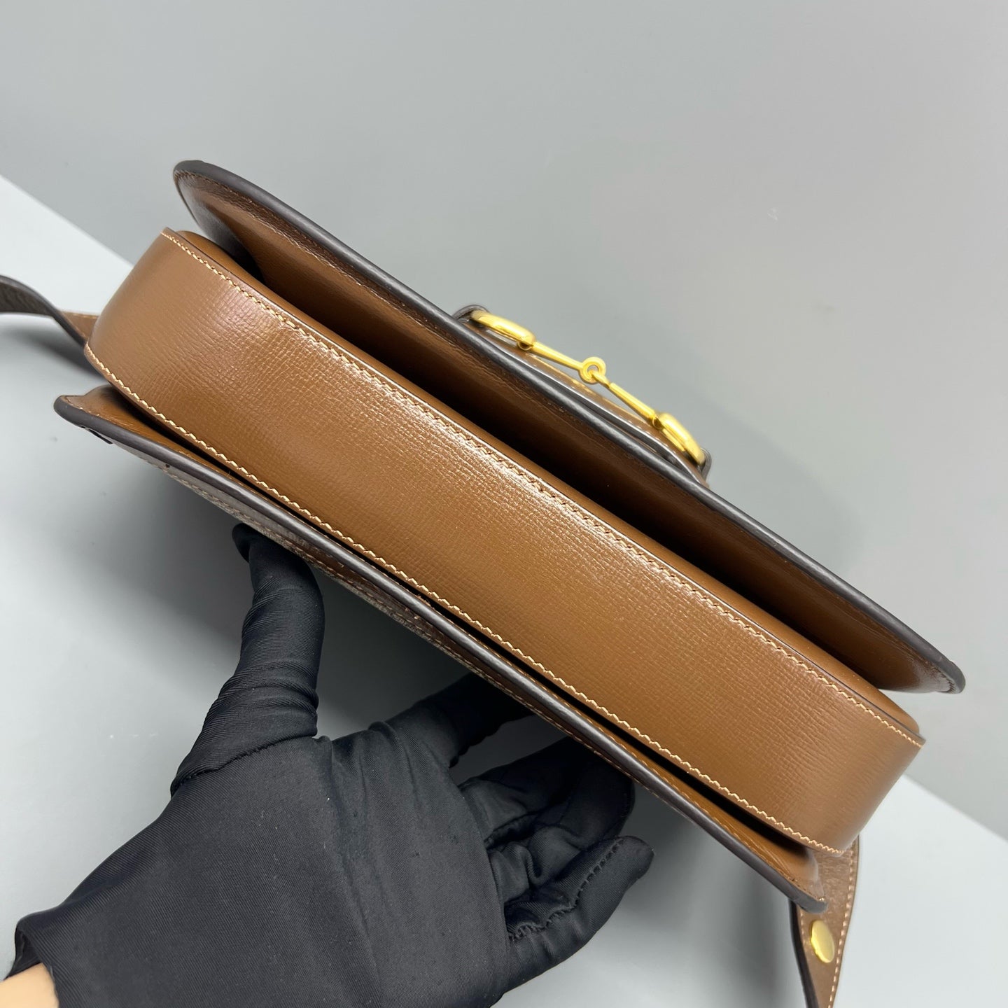 Gucci - 1955 Horsebit - Synthetic - Brown - (small)