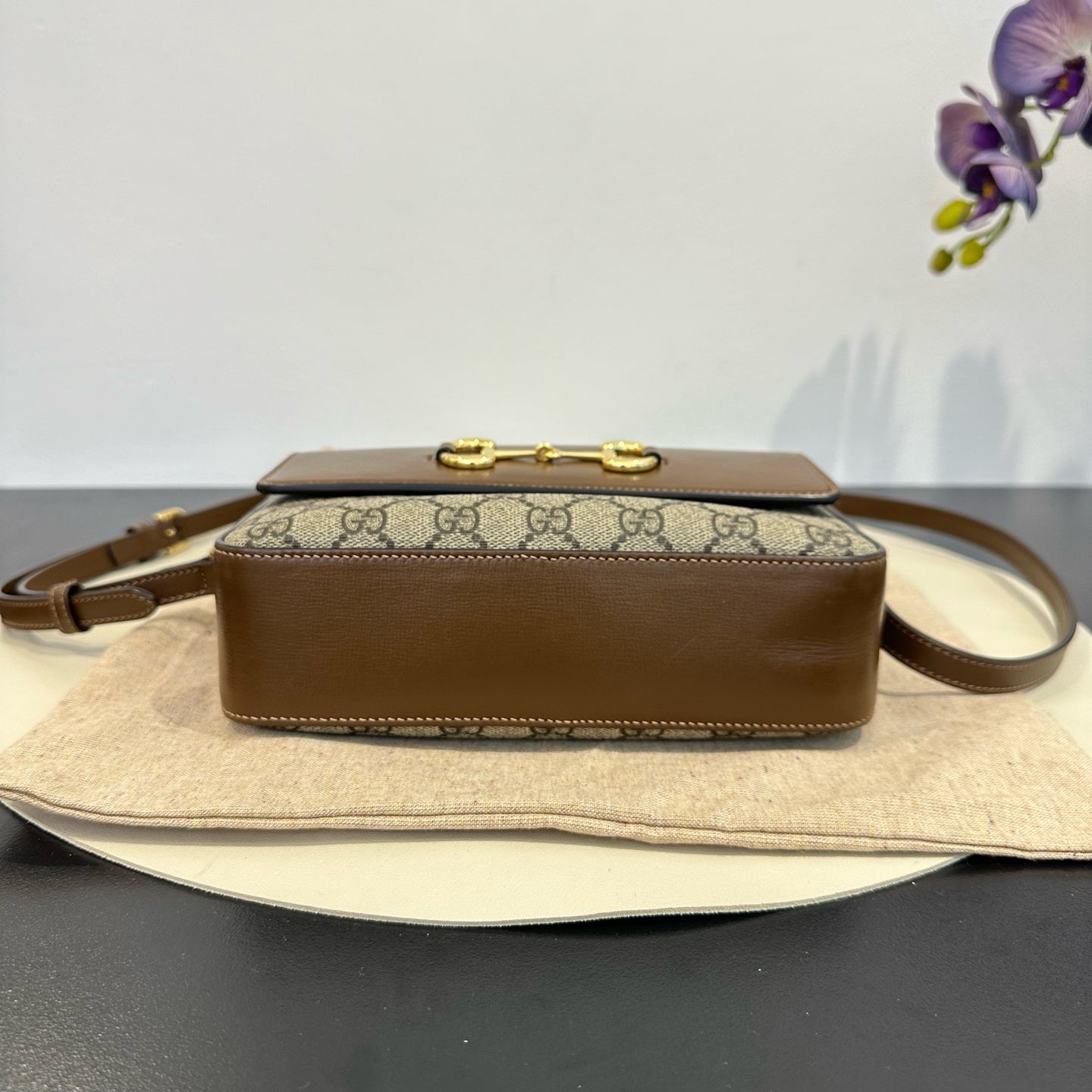 Gucci - 1955 Horsebit - Synthetic - Brown - (small)