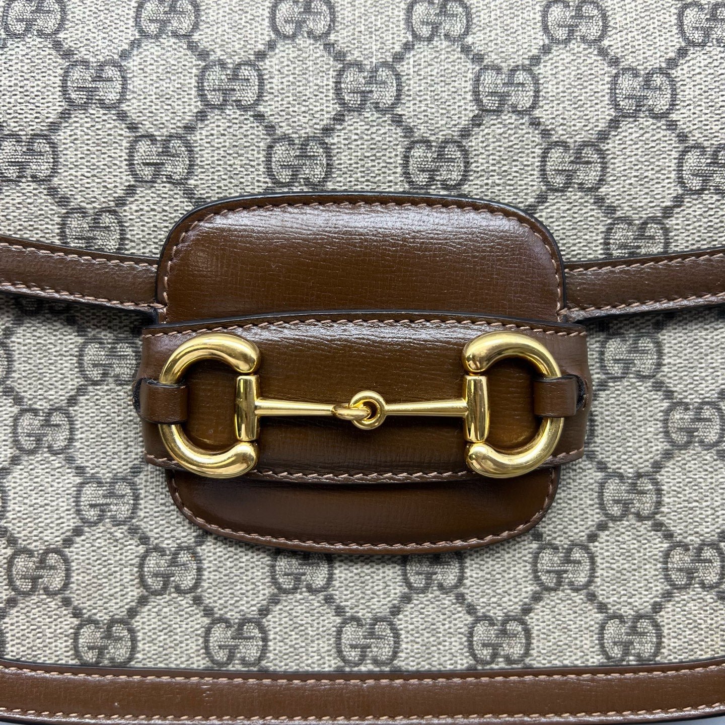 Gucci - 1955 Horsebit - Synthetic - Brown - (small)