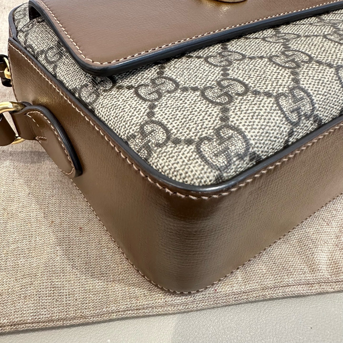 Gucci - 1955 Horsebit - Synthetic - Brown - (small)