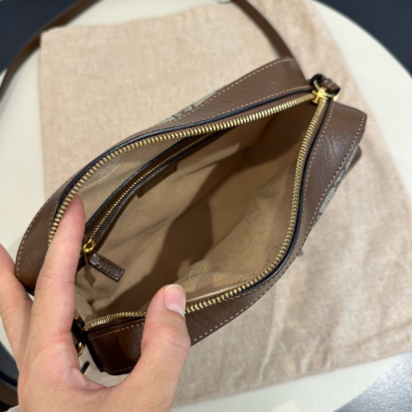 Gucci - 1955 Horsebit - Synthetic - Brown - (small)