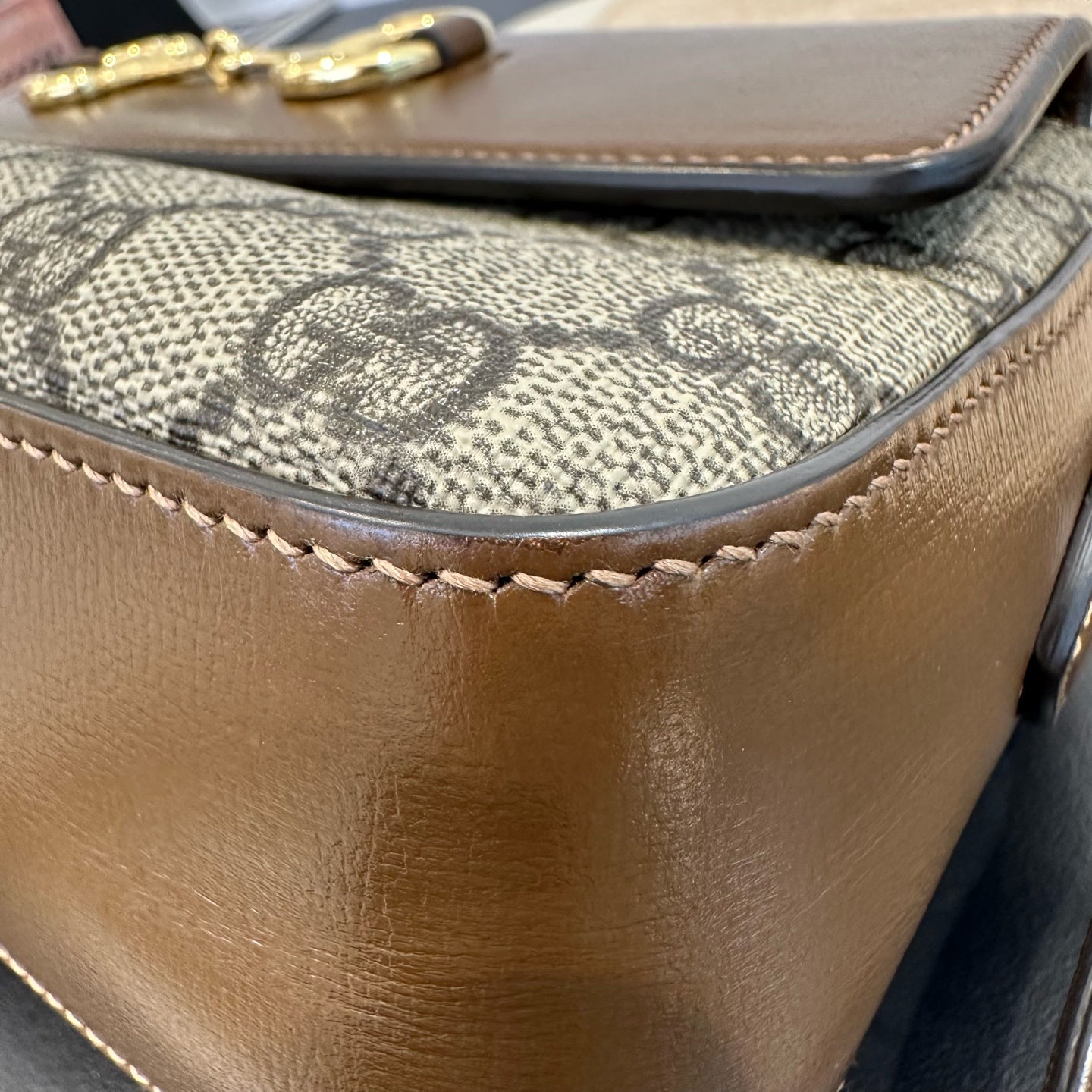 Gucci - 1955 Horsebit - Synthetic - Brown - (small)
