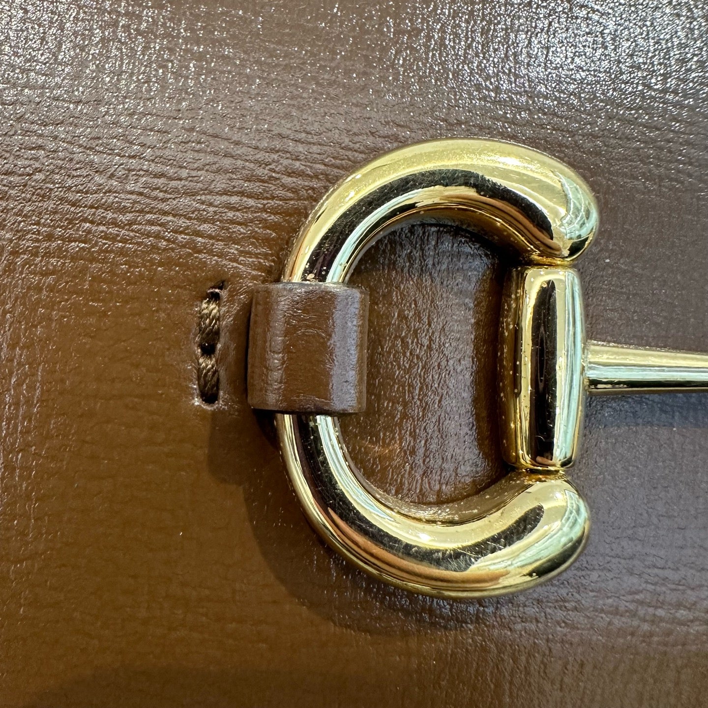 Gucci - 1955 Horsebit - Synthetic - Brown - (small)