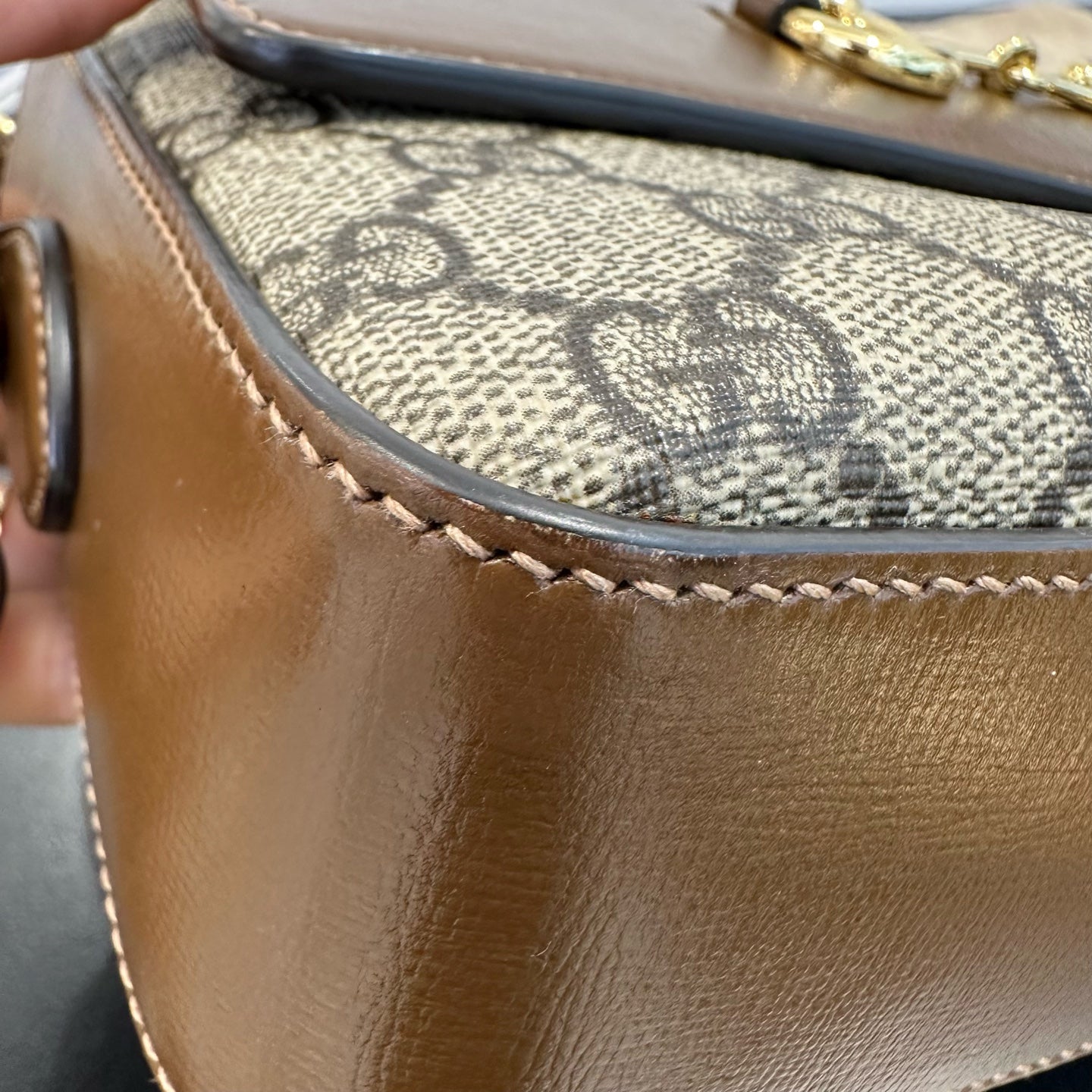 Gucci - 1955 Horsebit - Synthetic - Brown - (small)