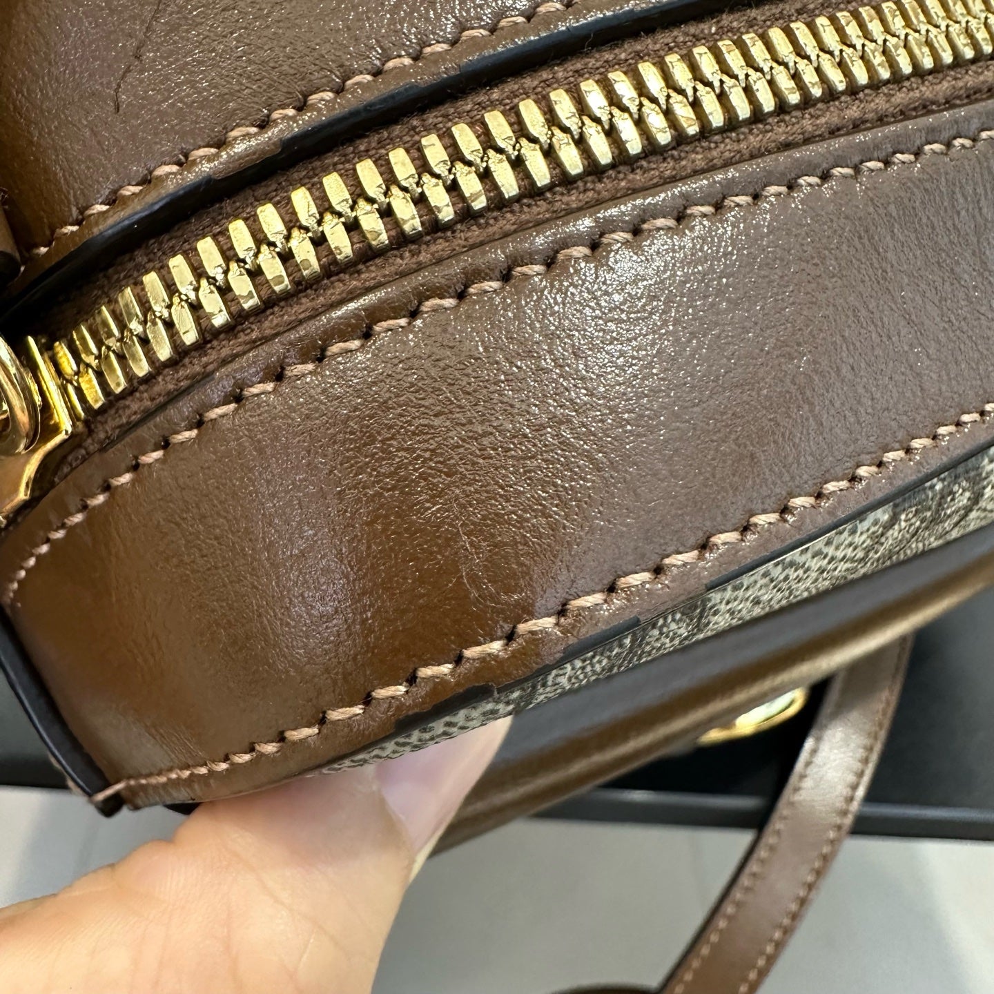 Gucci - 1955 Horsebit - Synthetic - Brown - (small)