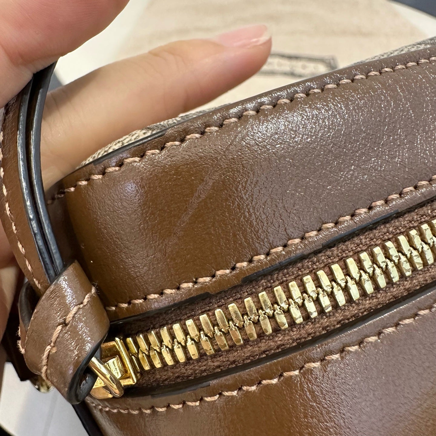 Gucci - 1955 Horsebit - Synthetic - Brown - (small)