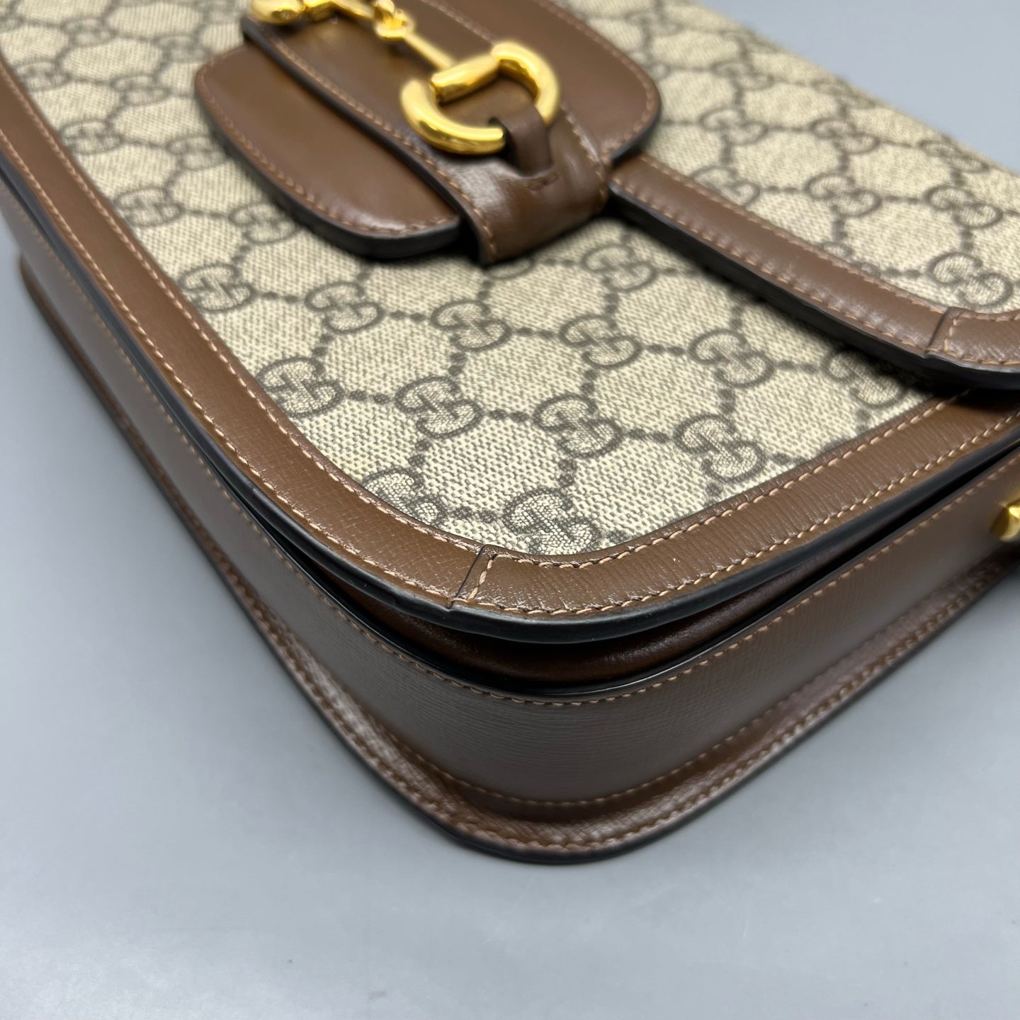 Gucci - 1955 Horsebit - Synthetic - Brown - (small)
