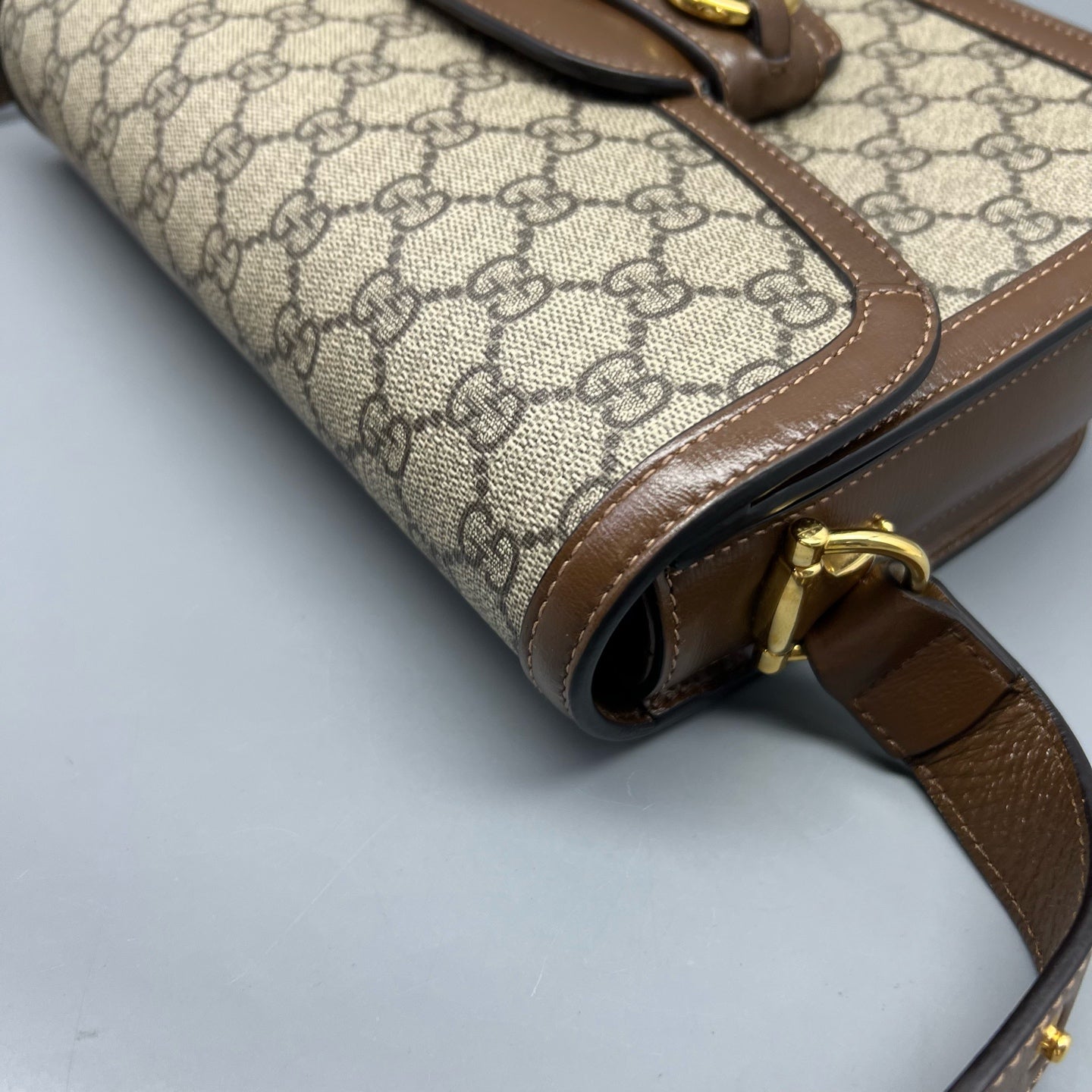 Gucci - 1955 Horsebit - Synthetic - Brown - (small)