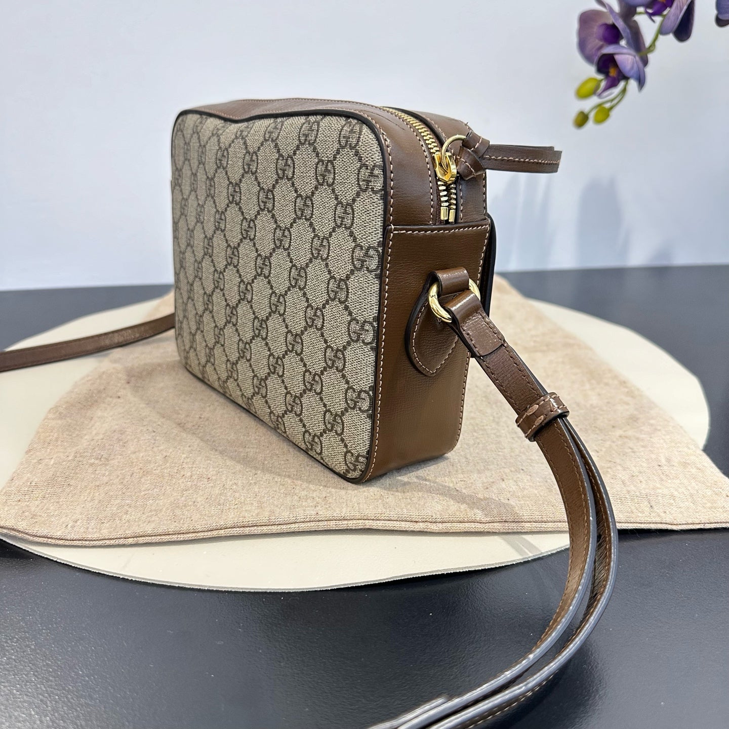 Gucci - 1955 Horsebit - Synthetic - Brown - (small)
