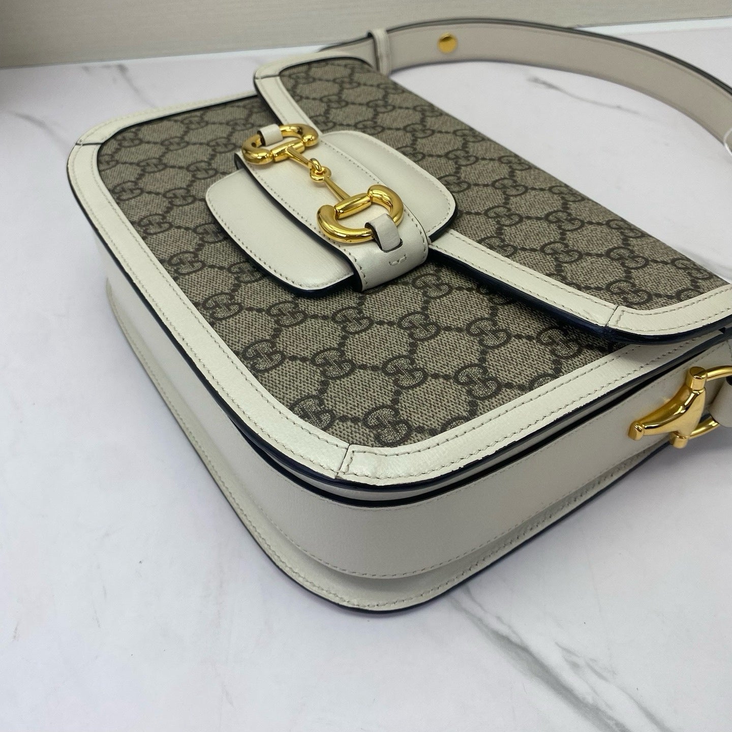 Gucci - 1955 Horsebit - Synthetic - White - (Medium)