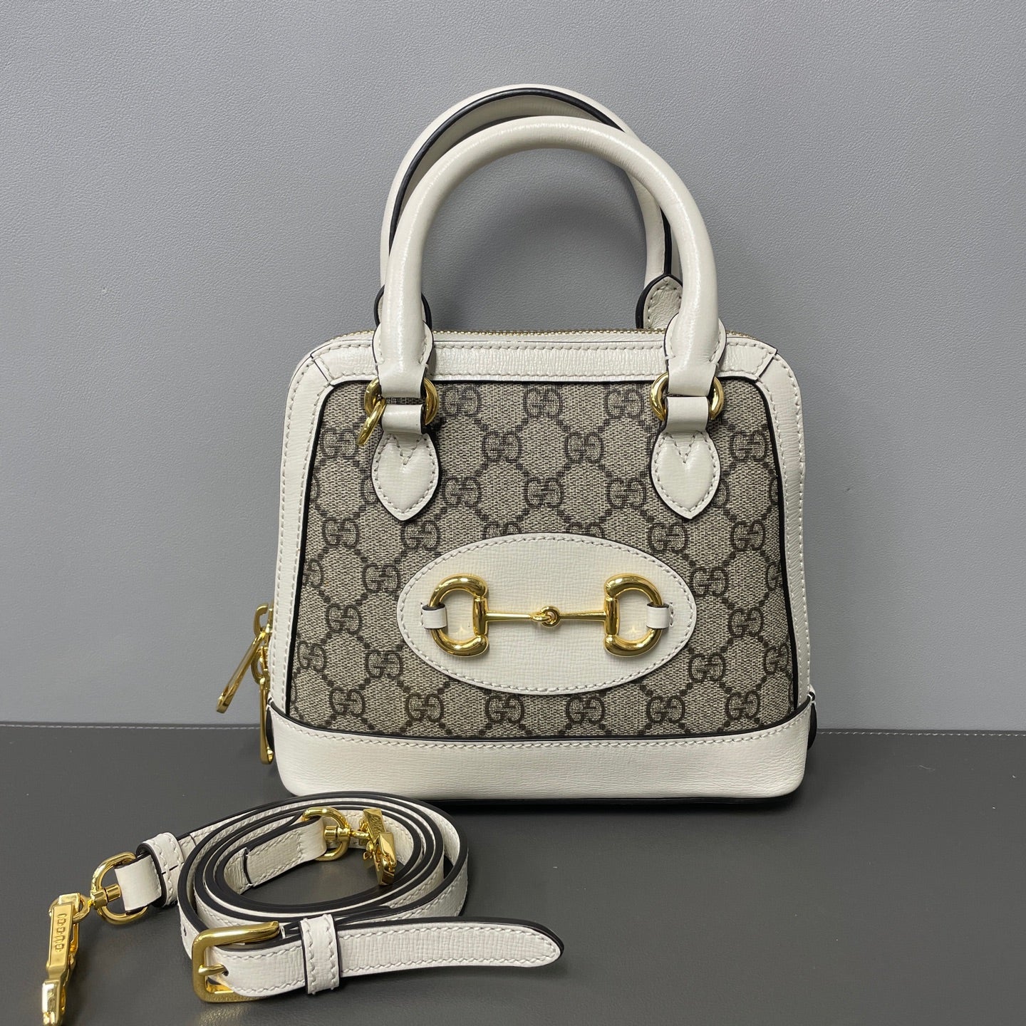 Gucci - 1955 Horsebit - Synthetic - White - (mini)