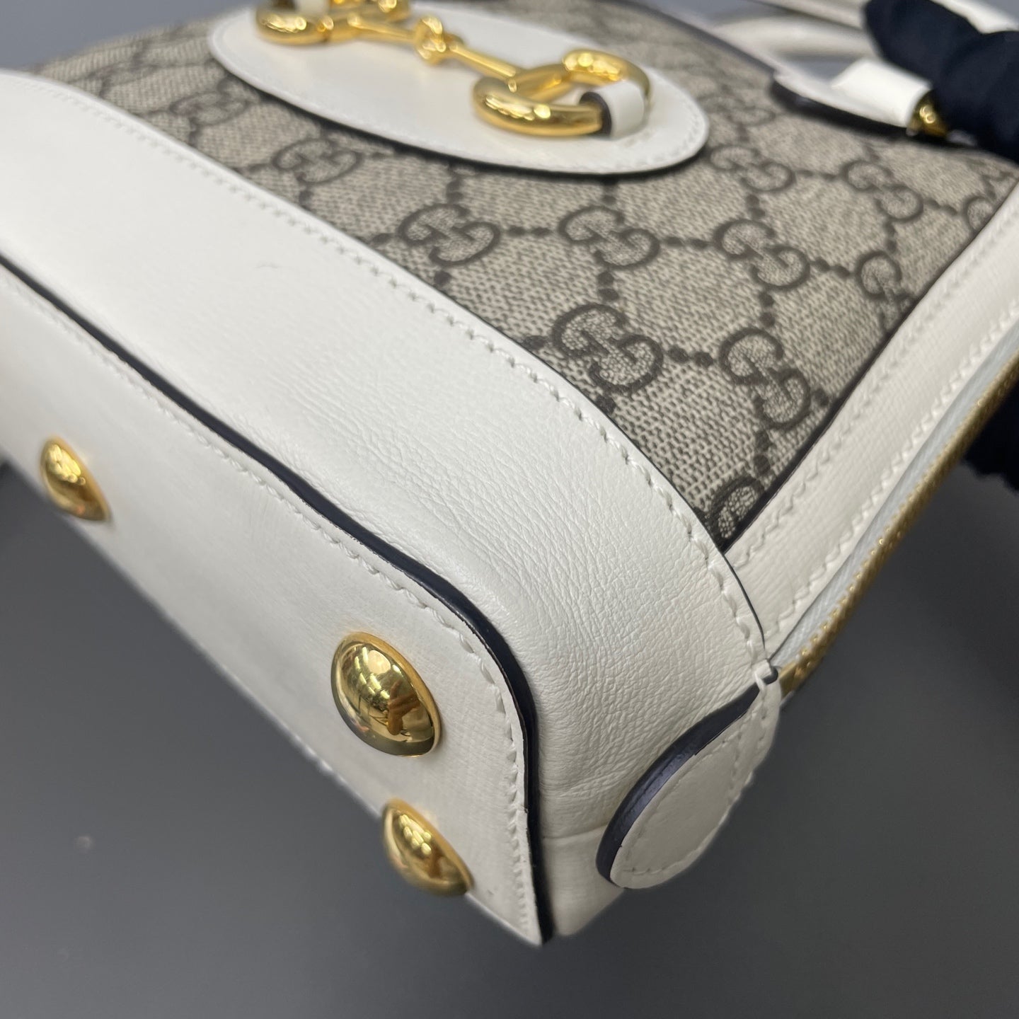 Gucci - 1955 Horsebit - Synthetic - White - (mini)