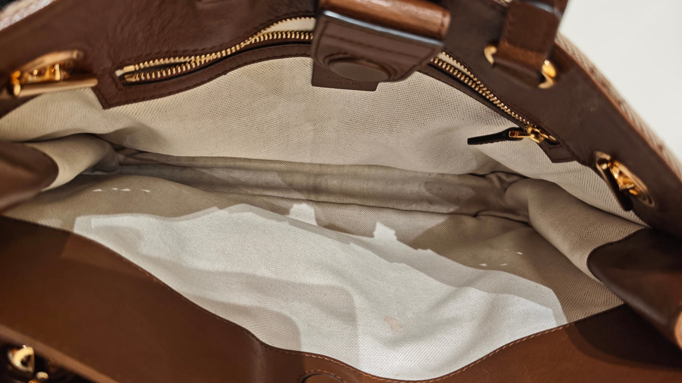 Gucci - 1955 Horsebit Tote Bag - Leather - Brown - (medium)