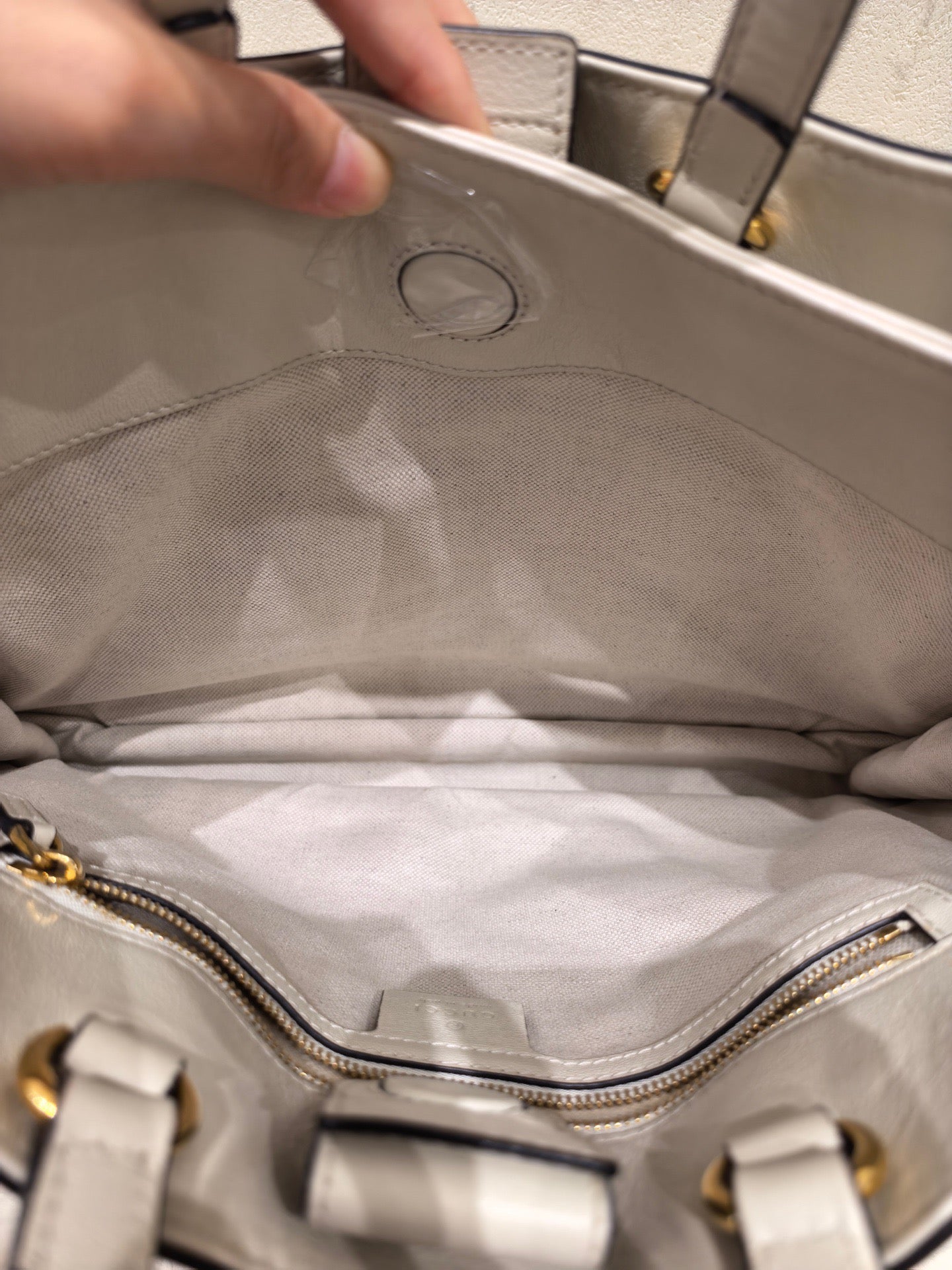 Gucci - 1955 Horsebit Tote - Leather - White - (large)