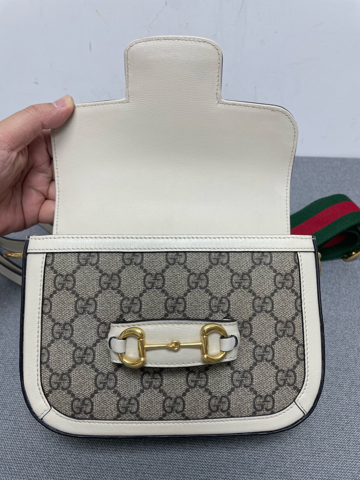 Gucci - 1955 - Leather - Beige - (small)