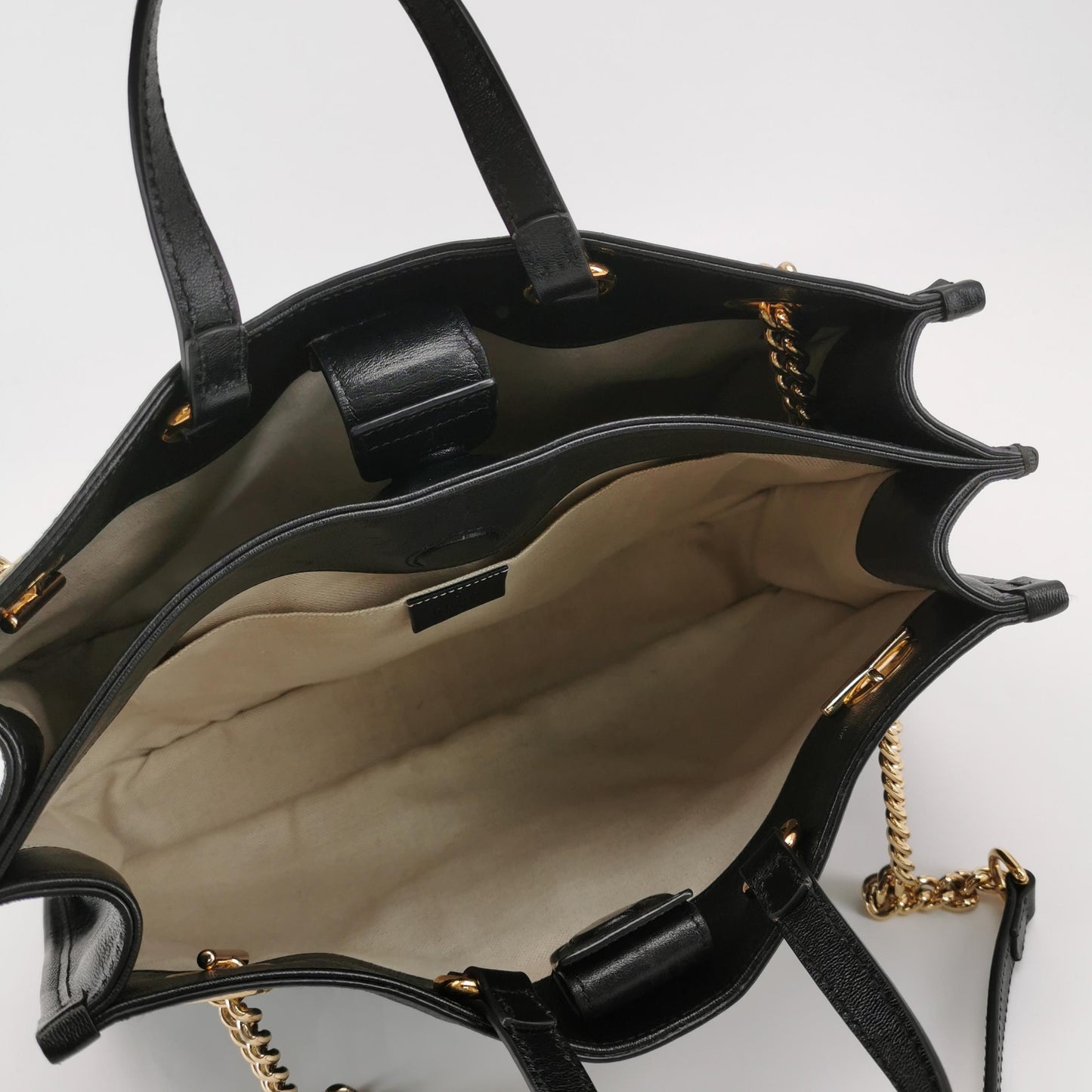 Gucci - 1955 - Leather - Black - (medium)