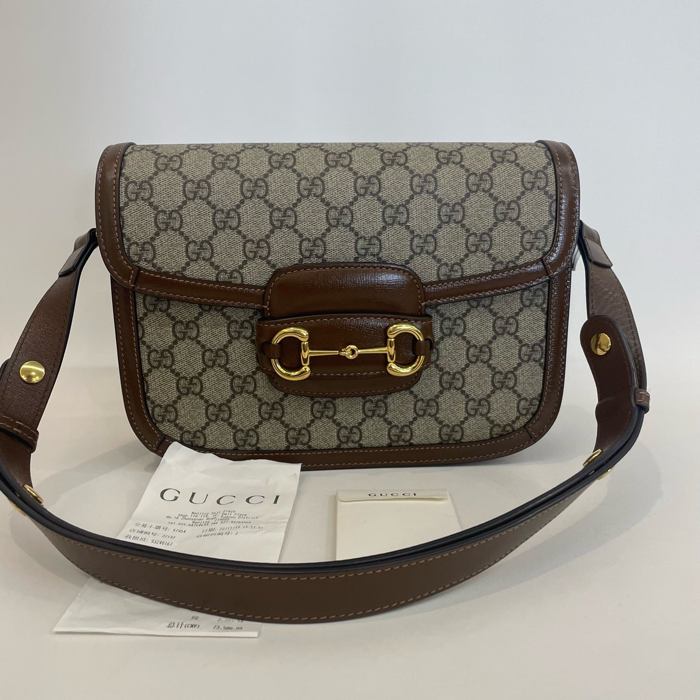 Gucci - 1955 - Leather - Brown - (medium)