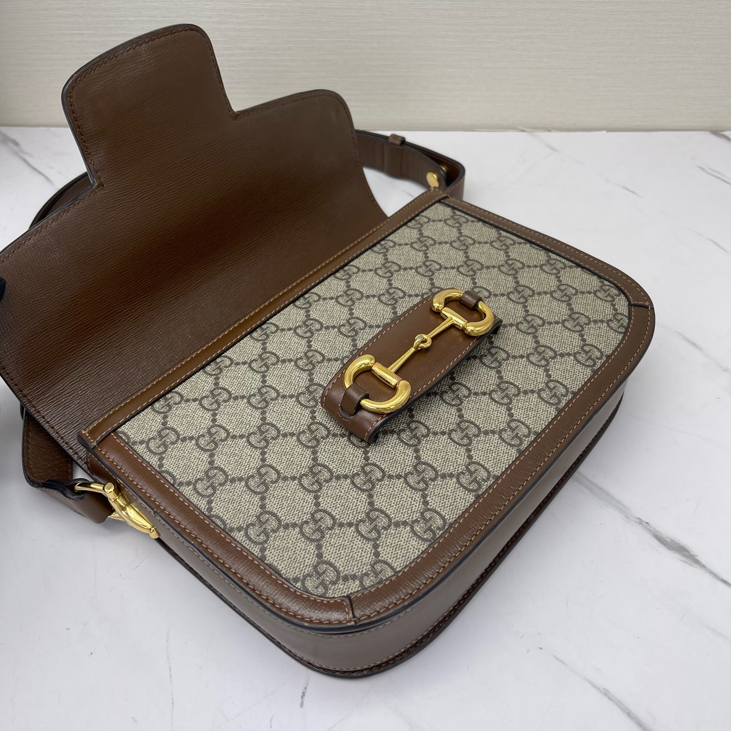 Gucci - 1955 - Leather - Brown - (medium)