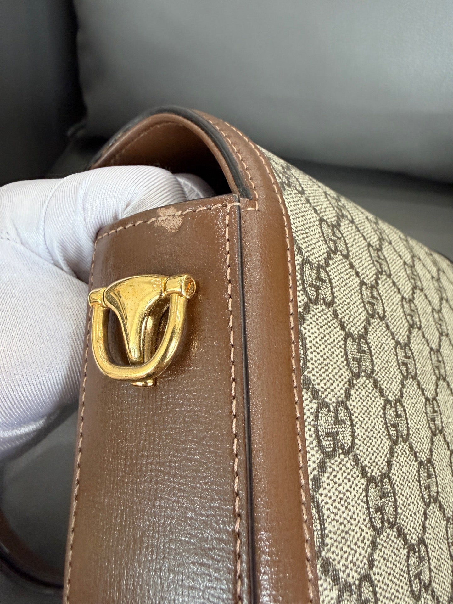 Gucci - 1955 - Leather - Brown - (small)