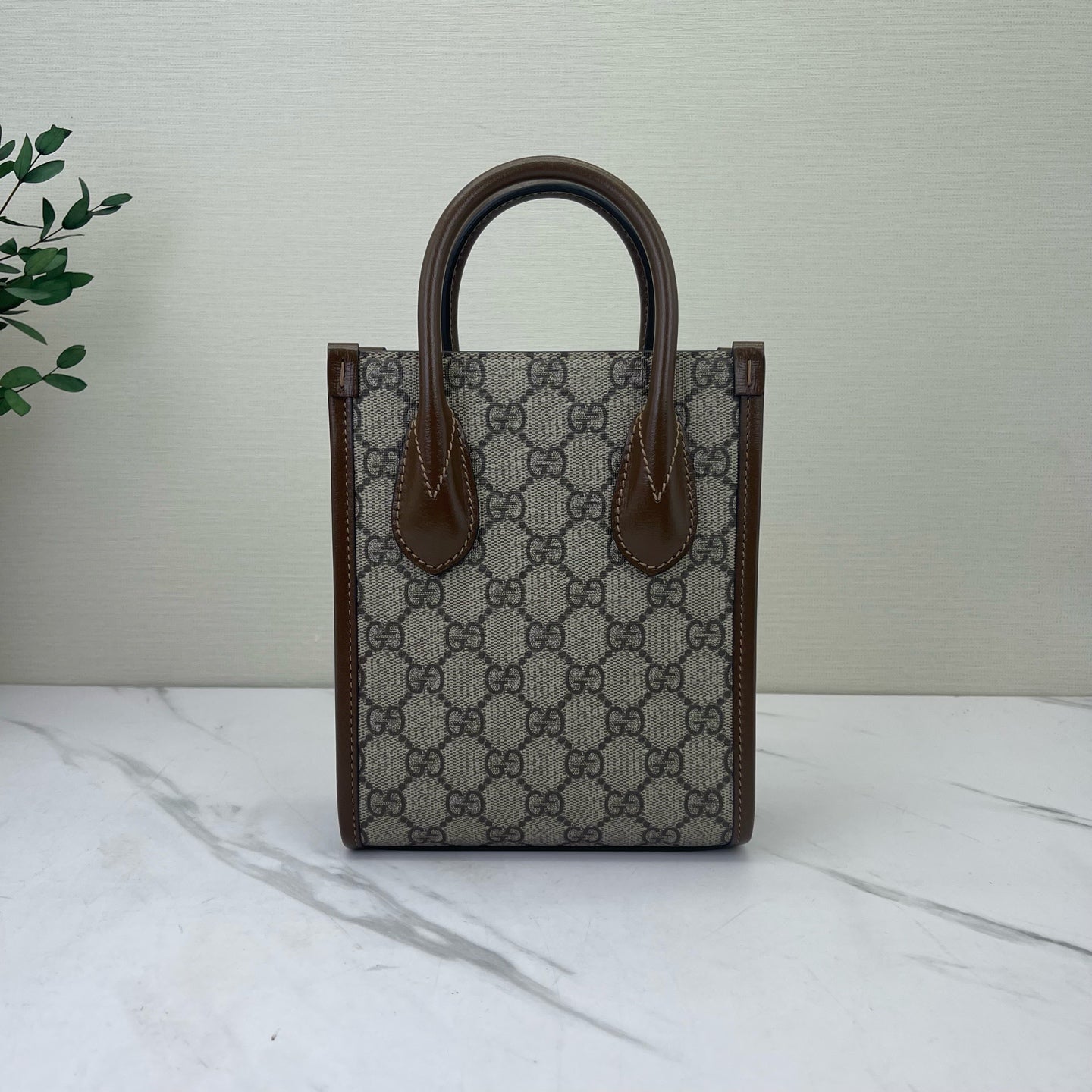 Gucci - 1955 Ophidia Mini Tote - Cloth - Brown - (mini)