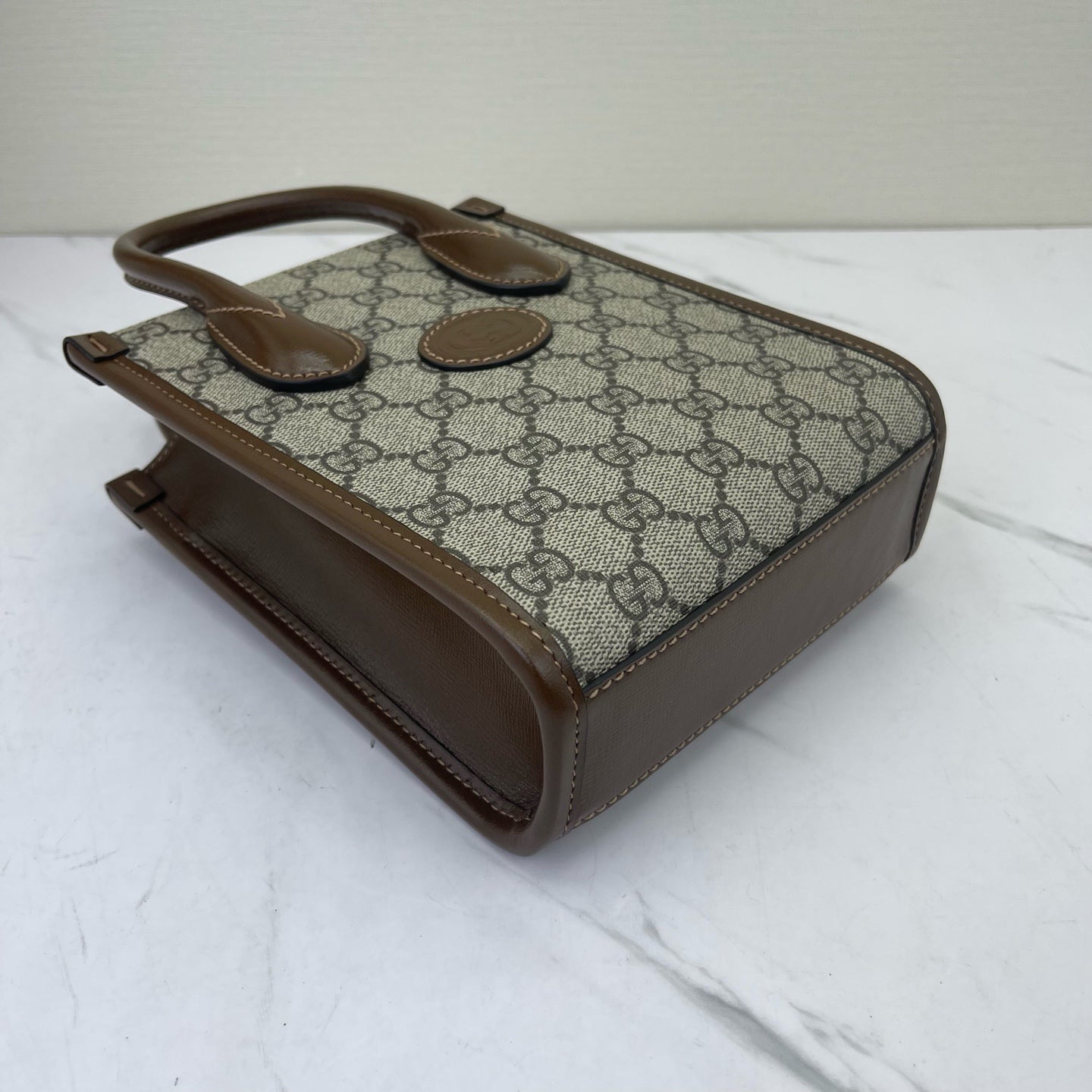 Gucci - 1955 Ophidia Mini Tote - Cloth - Brown - (mini)